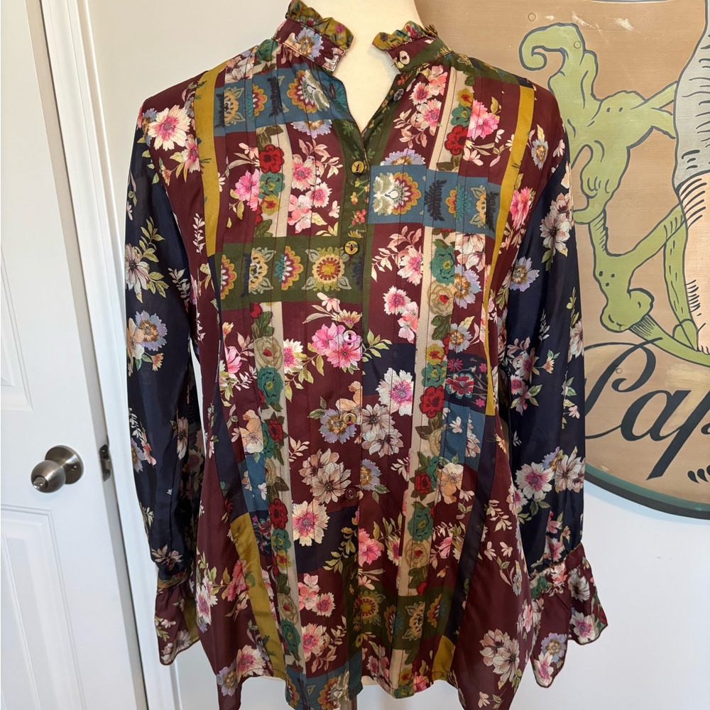 Johnny Was Laurie Milan blouse - Picture 7 of 10